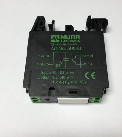 Murr 50040 Module-optocoupleur, 24 V DC, transistor, 10...53 V DC, 0...3 V DC