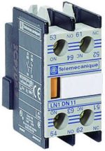 Schneider Electric LN1-DN11 Bloc de contacts auxiliaires, 1F+1O, bornes a vis-etriers