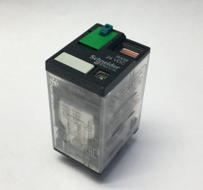 Schneider Electric RXM3AB2BD Zelio Relay RXM, relais miniature, embrochable, test+DEL - 3OF - 12A - 24VDC