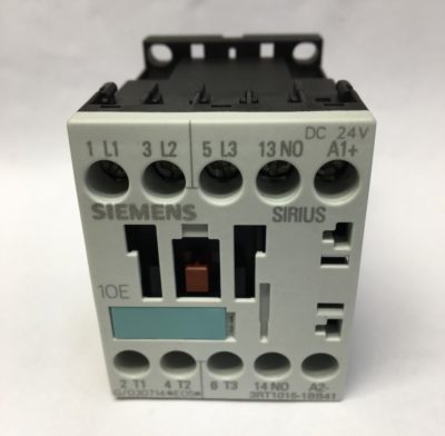 Siemens 3RT1015-1BB41 Contacteur 3NO, 7 A, 24 V c.c., 3 pôles , 3 kW Contacteurs et relais de commande gamme Sirius