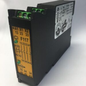 Tesch F117x01 07400015 Relais de securite 24VAC/DC Relais de surveillance de securite 24V ACDC