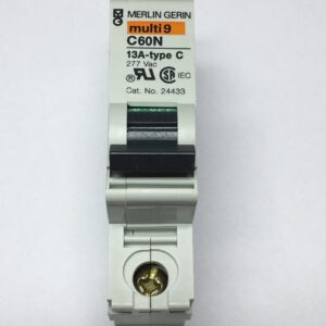 Merlin Gerin 24433 Disjoncteur Multi9 - C60N - 2 poles - 13 A -courbe C
