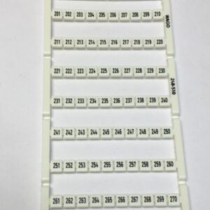 Wago 248-510 Carte de reperage mini WSB En carte