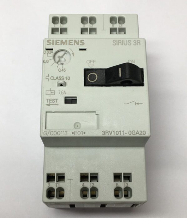 Siemens 3RV1011-0GA20 Disjoncteur de protection moteur