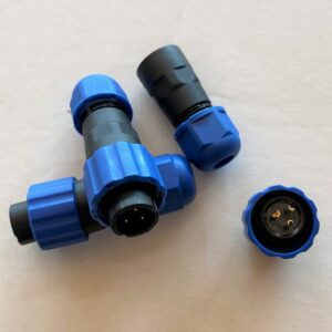 Connecteur male 3 pins IP 68-180V 5A