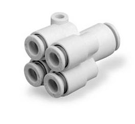 SMC KQ2U06-08 Raccord adaptateur Y 2x6mm - 1x8mm