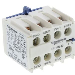 Schneider Electric LA1KN40 Bloc de contacts auxiliaires - 4F+0O - bornes a vis-etriers
